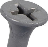 Hillman 42602 Fas-N-Tite Exterior Gray Coated Wood Screws #8 x 1-1/4", 75-Pack