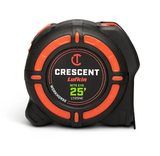 Crescent L1125B-02 Shockforce Nite Eye Tape Measure Matte Black, 1-3/16" x 25 ft