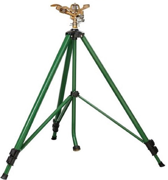 Orbit 56706 Impact Sprinkler on Adjustable Tripod 90 ft 3/4 Inch Brass