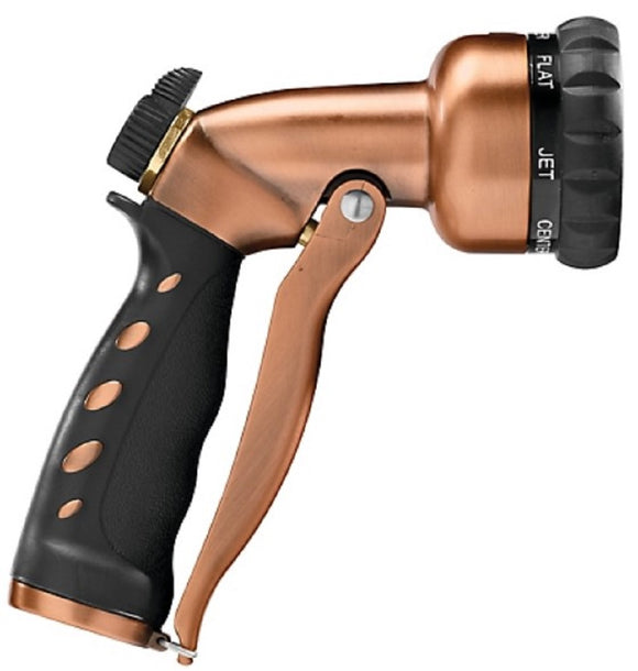 Orbit 56893D 7-Pattern Zinc Front Trigger Spray Nozzle Copper Adjustable