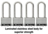 Master Lock 5SSQLJHC Pins Tumbler Padlocks with Shackle 2" Stainless Steel
