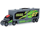 Kid Galaxy 60325 Deluxe Die Cast Lights & Sounds Car Hauler with 10 Cars