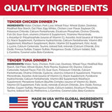 Hill's Science Diet Adult 7+ Tender Chicken & Tuna Cat Food, 2.8 oz. 12 Pouches