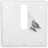 Jandy Zodiac MJ6300 MiniJet Cover Plate w/ Screws - White