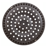 Waterway 642-2159-DKG V 8" Round Main Drain Grate without Screws - Dark Gray