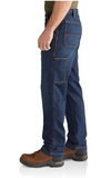 Carhartt 102808-498 Men's Relaxed Fit Rugged Flex Denim Dungaree/Superior/S42X32