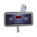 Balboa 34-0229-K 2 Button 6 Conductor BWG Lite Digital Panel w/7' Cord