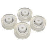 Pentair Rainbow R201558 Ball Bearing Vacuum Wheel and Race Assembly - Set of 4