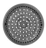 Waterway 640-2319-DKGV 8" Round Main Drain Grate with Coller - Dark Gray