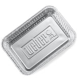 Weber 6415 Small Aluminum Drip Pans 10-Pack, 1.3"L x 6"W x 8.6"H