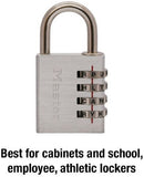 Master Lock 643DASTWD Set-Your-Own-Word-Combination Padlocks 1/4"Diameter Shackle