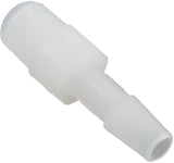 US Plastics 64794 Barb Adapter 1/4"b x 1/8"mpt Kynar