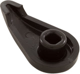 WATERWAY PLASTICS 662-2101 Handle 1"Curved Top Access Air Control Notched Black
