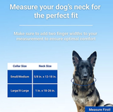 Retriever 15422 Q AQB18 Adjustable Soft Dog Collar, Aqua/Black, 1 x 18-26in.