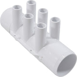 WATERWAY PLASTICS 672-7520 Manifold 2 Inch Shr X 2 Inch Shr X 6 3/4" SB Ports