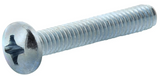 Hillman 882616 Phillips Pan-Head Metric Machine Screws, M6-1.00x16mm, 2-Pack