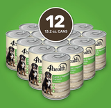 4health Adult Lamb & Vegetable Recipe Wet Dog Food, 13.2oz, Pack of 12 Cans
