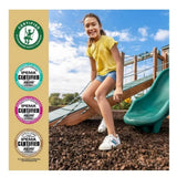 GroundSmart GSNG08BN96A Premium Brown Rubber Nugget Mulch 0.8 cu. ft.