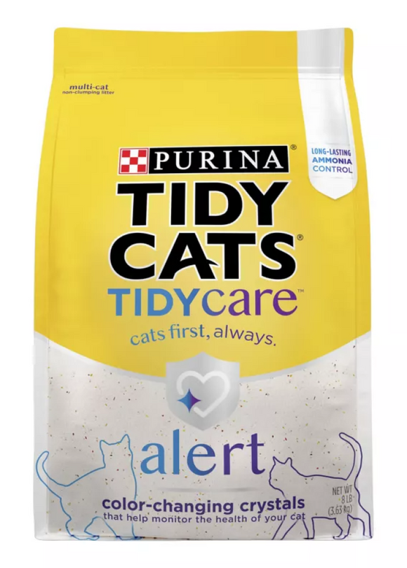 Tidy Cats Purina Tidy Care Alert Crystal Cat Litter 8lb