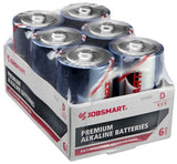 JobSmart 7111-6S D Alkaline Batteries, 6-Pack 7111-6S