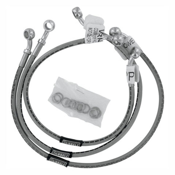 Edelbrock R08402S Front Brake Line Kit Fits Suzuki 97-05 GSF1200 Bandit