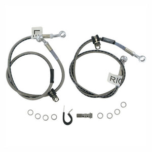 Edelbrock R09237 Front Brake Line Kit Fits Honda 08 CBR600RR Two Line Racer