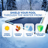 Swimline S1224RC 17' x 29' Rectangle Deluxe Winter Cover for 12' X 24' Pool
