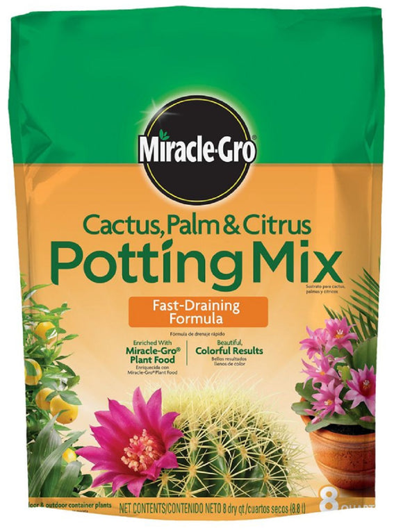 Miracle-Gro 72078500  Cactus Palm And Cit Potting Mix 8Qt