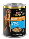 Purina Pro Plan Chicken & Rice Entree Chunks in Gravy Adult Wet Dog Food, 1 Can