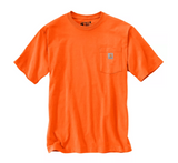 Carhartt K87 Men's Loose Fit Heavyweight Short-Sleeve T-Shirt, Brite Orange, 3XL