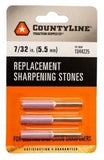 CountyLine 732SSCL Chainsaw Chains Sharpening Stones 7/32 Inch 3 Pack