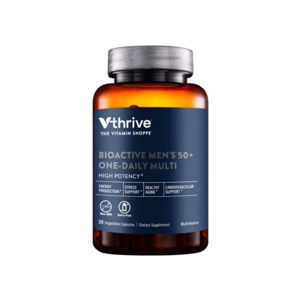 Daily Bioactive Multivitamin for Men 50+ - Energy & Healthy Aging (30 ...