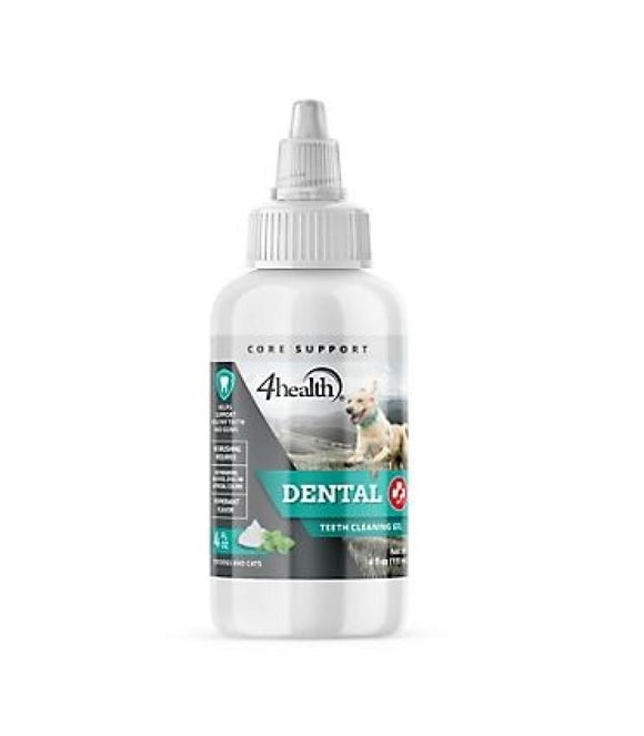 4health 740-00001 Cats & Dogs Peppermint Flavor Dental Teeth Cleaning Gel, 4 oz.