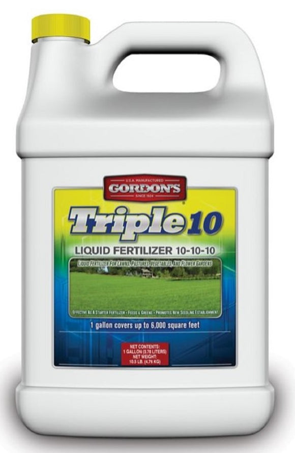 Gordon's 7441072 Triple 10 Liquid Fertilizer 10-10-10 1 Gal.