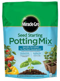 Miracle-Gro 74978500 Indoor and Outdoor Seed Starting Potting Mix 8 qt.