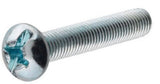 Hillman 7686 Round Combination Head Machine Screw #10-24 x 3/4 in. Zinc 10 Pack