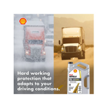 Shell Rotella 550045130 T5 10W-30 Synthetic Blend Diesel Engine Oil, 1 Gal.