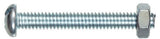 Hillman 7731 Zinc Round Combination Head Machine Screw 1/4" x 1-1/2" 2-Pack