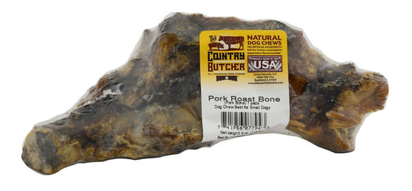 The Country Butcher 7794 Pork Roast Bone Natural Dog Chew Treat