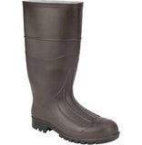 Servus 18805-DBM-100 Men's 15" H Shaft Rubber Knee Rain Boots Brown, Size 9