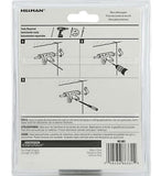 Hardware Essentials 851225 Slide Action Gate Latch Black