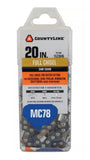CountyLine 75078NSTSC Full Chisel Chainsaw Chain - 20 in. 78 Drive Link