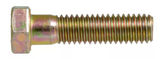 Hillman 883380 5/8 in. x 4 in. Grade 8 Yellow Zinc Hex Cap Screw - 1 pack