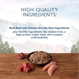 Blue Buffalo Wilderness Beef and Chicken Grill Pate Wet Dog Food 12.5 oz - 1 Can