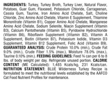 Blue Buffalo Wilderness Grain-Free Turkey Pate Wet Cat Food, 5.5 oz. 1 Can