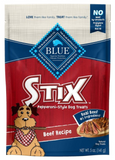 Blue Buffalo Stix Pepperoni Style Soft-Moist Dog Treats, Beef Recipe 5 oz. Bag