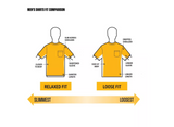 Carhartt K87 Men's Loose Fit Heavyweight Short-Sleeve T-Shirt, Brite Orange, 4XL