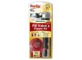 Korky 818MP 2 in. QuietFILL Platinum Universal Fill Valve and Toilet Flapper Kit