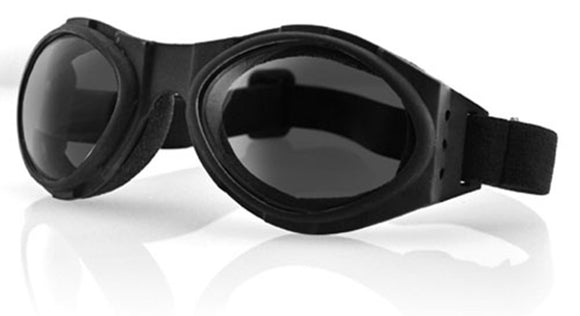 Balboa BA001 Bugeye Black Frame Goggle - Smoked Lens