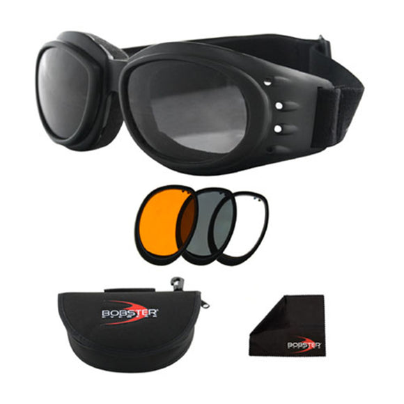 Balboa BCA2031AC Cruiser 2 Interchangeable Black Frame Goggle - 3 Lenses